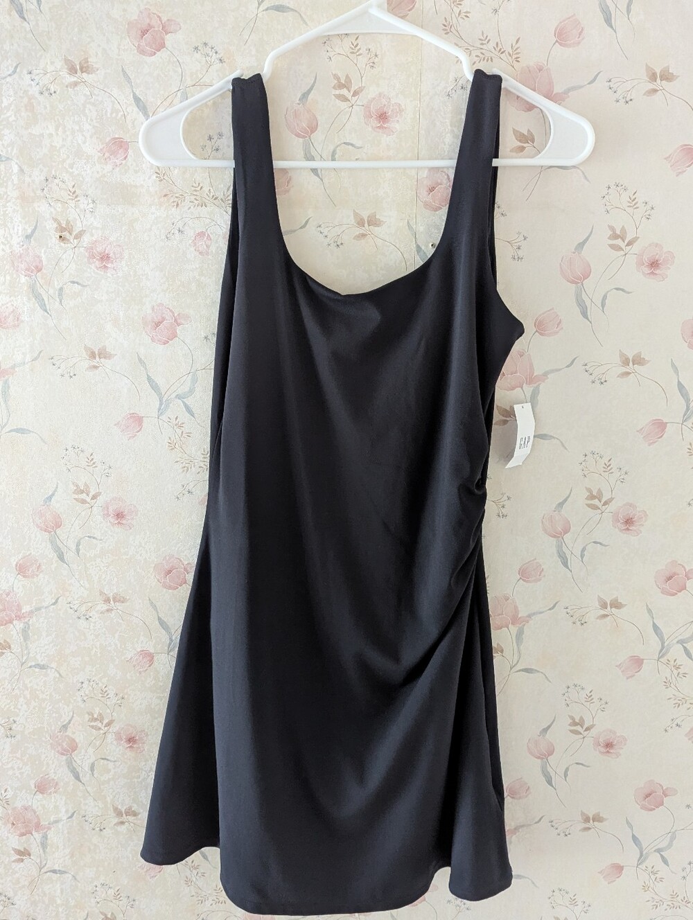 Gap Fit Power You Black Athletic Cinched Dress Size Medium